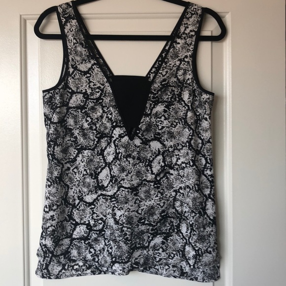 Express Tops - Express snakeskin pattern tank.